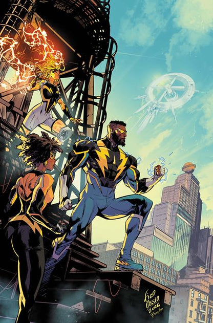 DC Power Black Lightning 50th Anniversary Special #1 Cover B Fico Ossio Card Stock