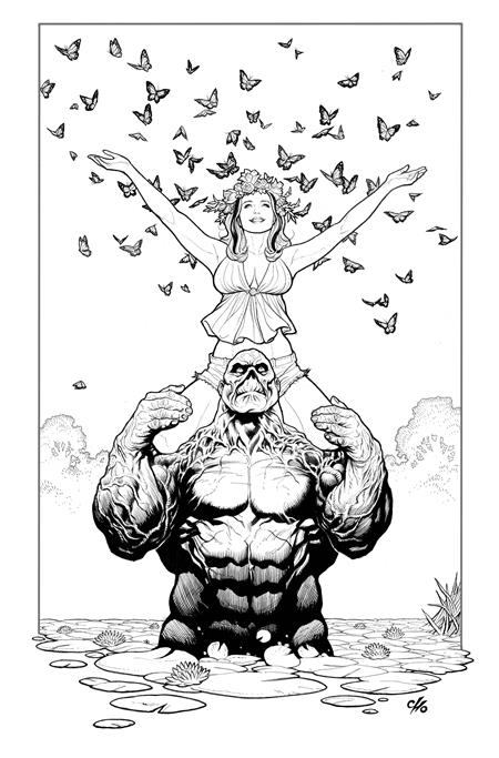 DC's Crazy Little Swamp Thing Called Love #1 Cover B Frank Cho Card Stock
