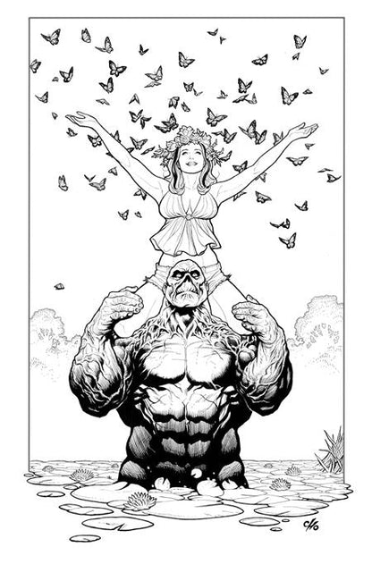 DC's Crazy Little Swamp Thing Called Love #1 Cover B Frank Cho Card Stock