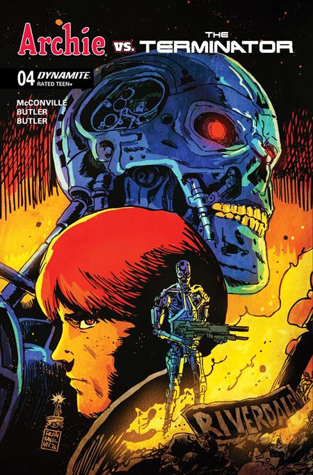Archie Vs. The Terminator #4 Cover A Francesco Francavilla