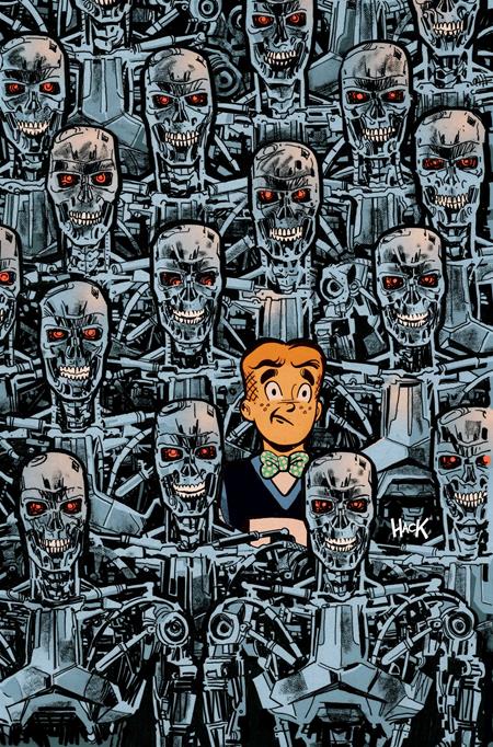 Archie Vs. The Terminator #4 Cover F Robert Hack LTD Virgin