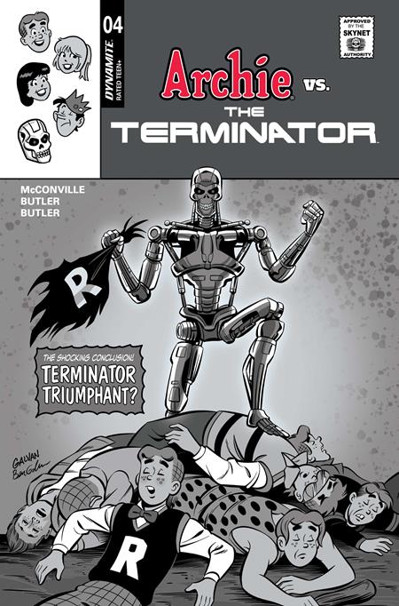 Archie Vs. The Terminator #4 Cover G 1:10 Bill Galvan Pencils