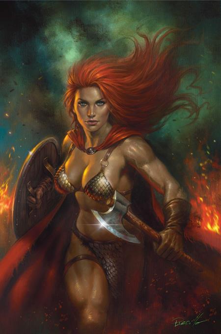 Red Sonja: She-Devil With A Sword #9 Cover F Lucio Parrillo Metal Premium