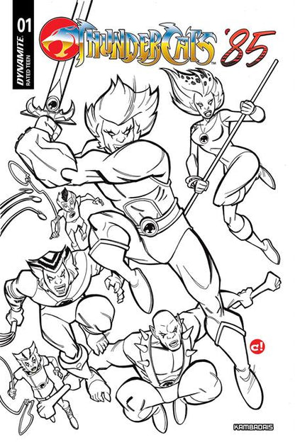 Thundercats '85 #1 Cover K 1:10 Craig Rousseau Line Art