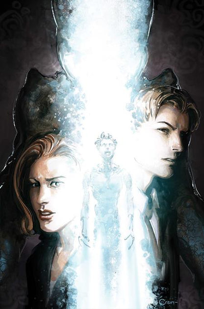 X-Files (2026) #2 Cover Q 1:30 Clayton Crain Foil Virgin