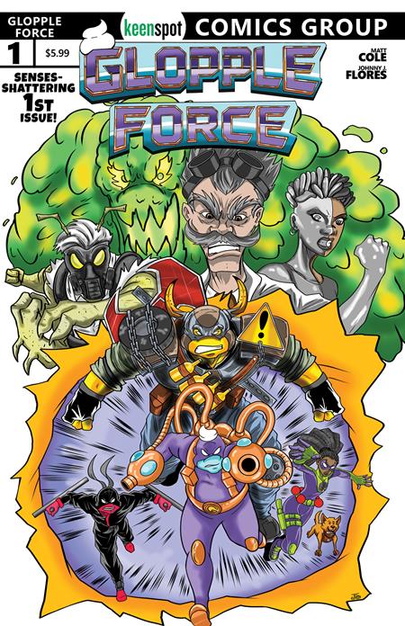 Glopple Force #1 Cover C Johnny J Flores Giant-size Homage