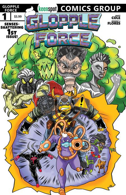 Glopple Force #1 Cover C Johnny J Flores Giant-size Homage