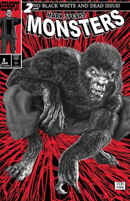 Mark Spears Monsters #2 4th Printing Cover C Mark Spears Spider Man #1 Homage