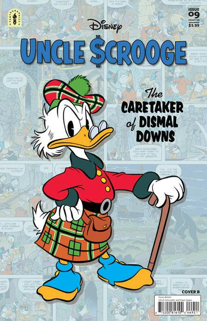 Uncle Scrooge Legacy Caretaker of Dismal Downs #469 Cover B Daan Jippes Ulrich Schroeder
