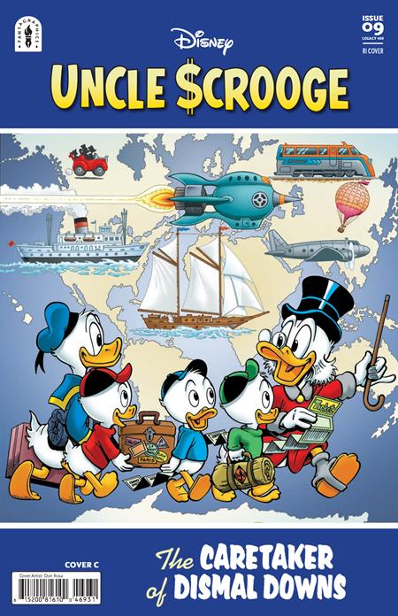 Uncle Scrooge Legacy Caretaker of Dismal Downs #469 Cover C 1:10 Don Rosa