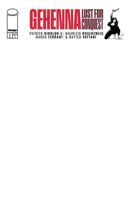 Gehenna: Lust For Conquest #1 (Of 4) Cover G Blank Sketch