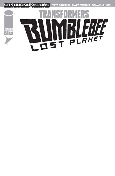Transformers: Bumblebee - Lost Planet #1 (Of 6) Cover G Blank Sketch