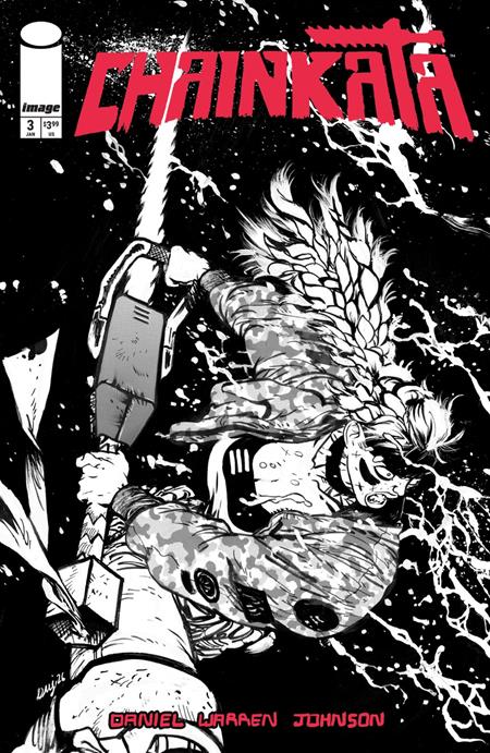 Chainkata #3 Cover B Daniel Warren Johnson B&W