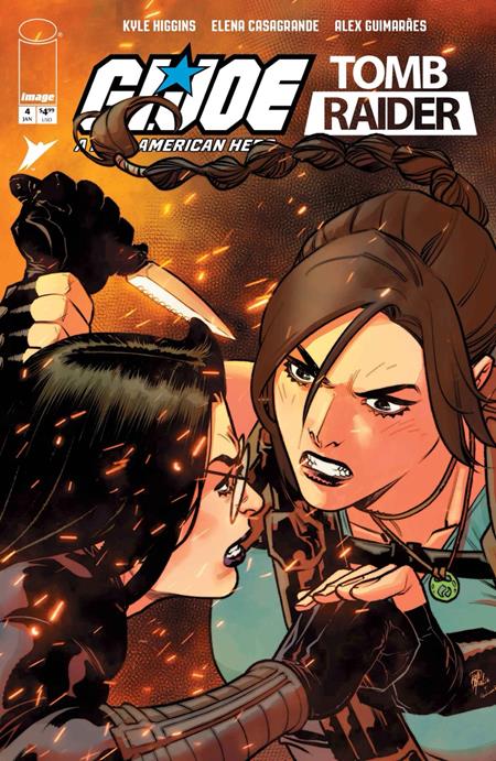 G.I. Joe: A Real American Hero Tomb Raider #4 (Of 5) Cover A Elena Casagrande & Alex Guimaraes