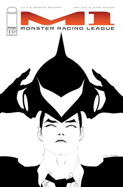 M1: Monster Racing League #8 Cover C 1:25 Jae Lee B&W