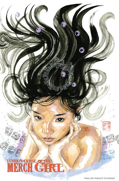 Devil's Due Presents: Yumiko: Curse of the Merch Girl #1 Cover E 1:10 David Mack UV Spot Gloss