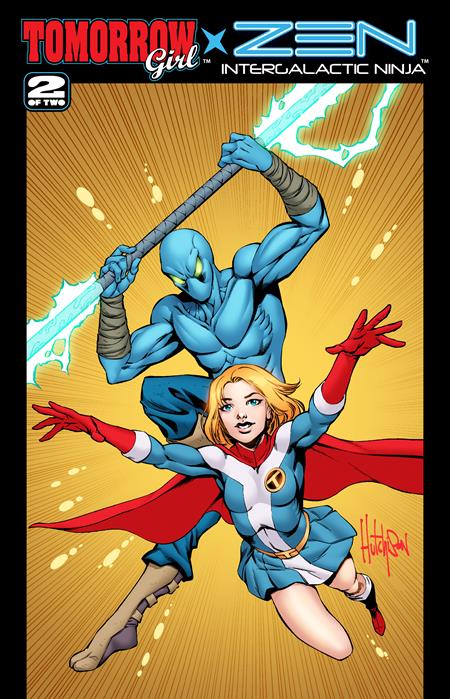 Tomorrow Girl X Zen Intergalactic Ninja #2 (Of 2) Cover A David Hutchison