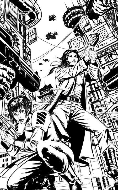 Blade Runner Tokyo Nexus Die With Honor #3 (Of 4) Cover D Maria Laura Sanapo Inks Virgin Cardstock