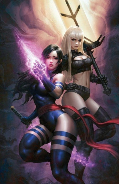 X-Men #5 Kendrick Lim Psylocke and Magik exclusive virgin variant cover