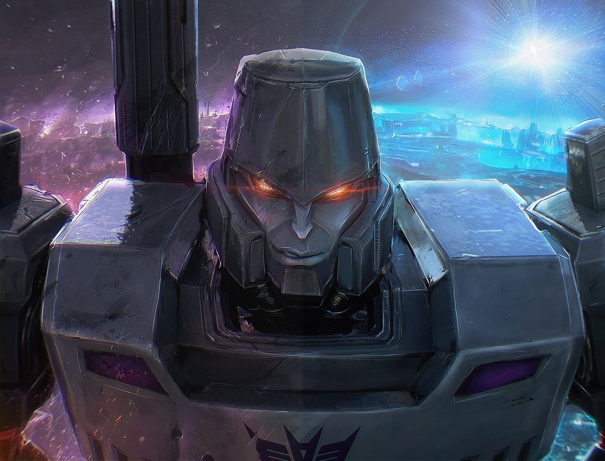 Transformers #13 Tiago Da Silva Megatron connecting virgin variant set A and B combined panorama