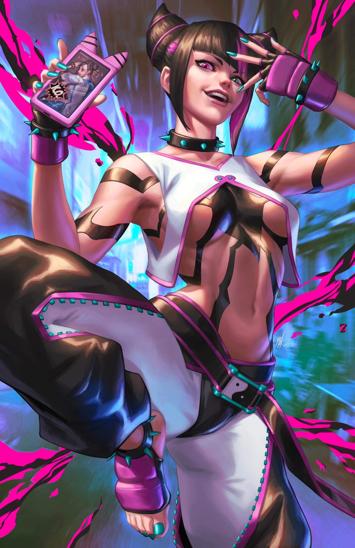 Street Fighter Masters Game Gals #1 Ejikure exclusive virgin variant cover