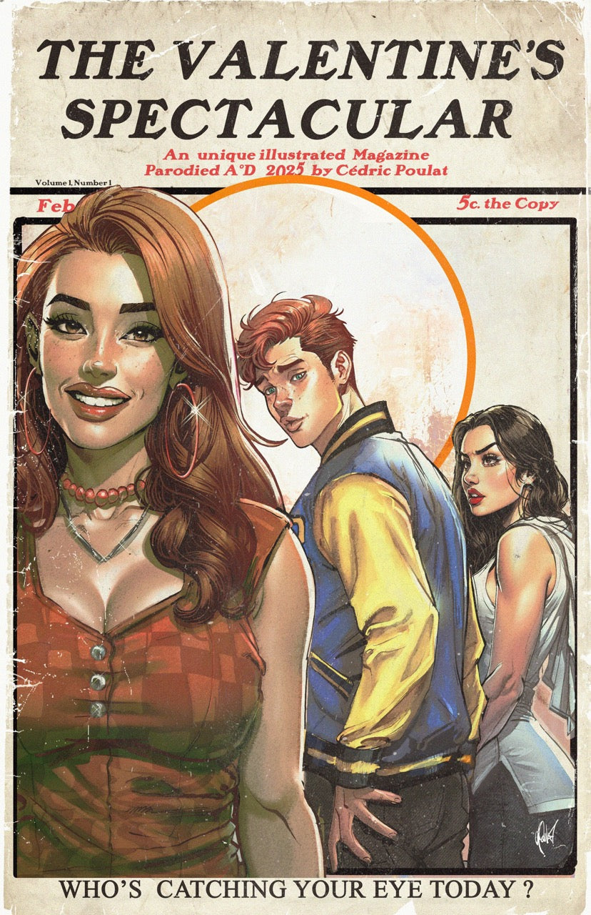 Archie's Valentine's Spectacular 2025 – Cedric Poulat Exclusive Variant – Trade Cover C