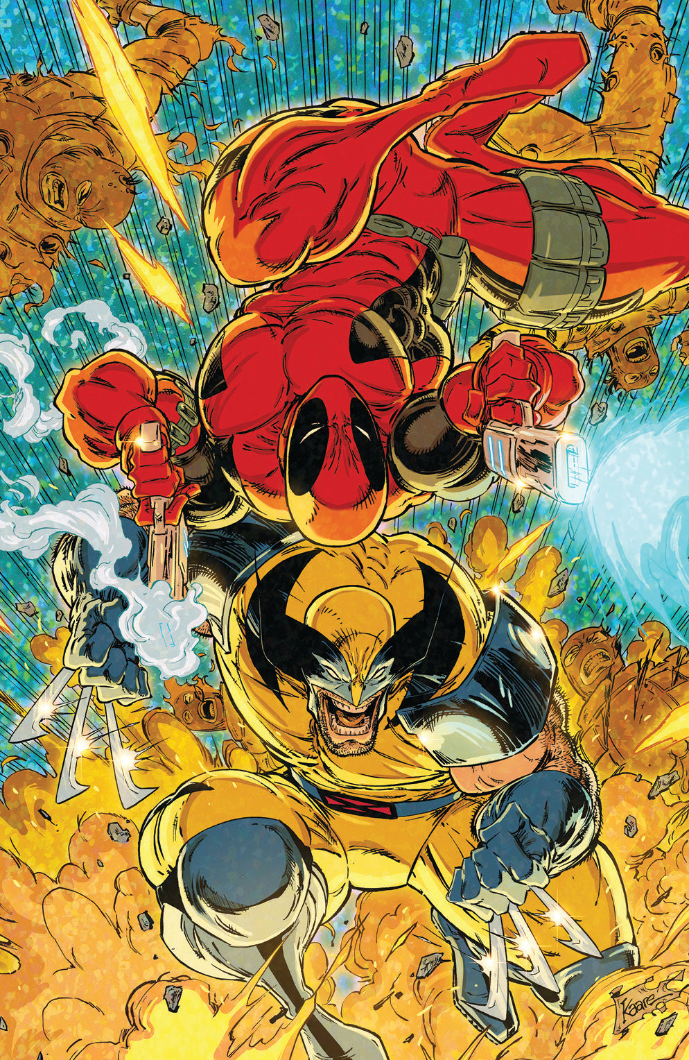 Deadpool Wolverine #1 Kaare Andrews exclusive virgin variant cover