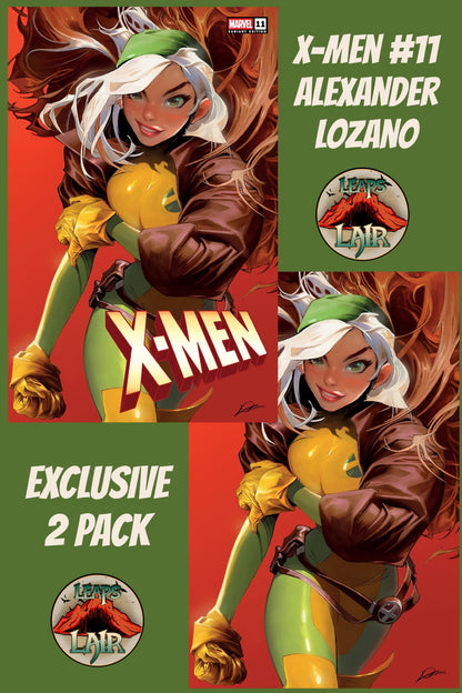 X-MEN #11 ALEXANDER LOZANO EXCLUSIVE VARIANT 2-PACK - ROGUE