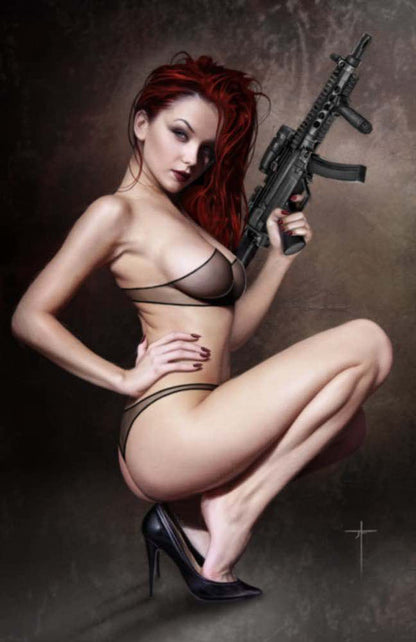 Heat Seeker: Combustion - Gun Honey Series #4 – Jay Ferguson Exclusive Variant cover