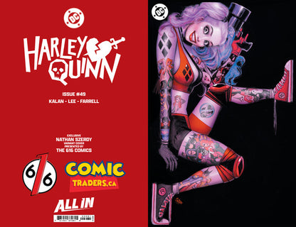HARLEY QUINN #49-50 NATHAN SZERDY VIRGIN VARIANT SET LTD 1000