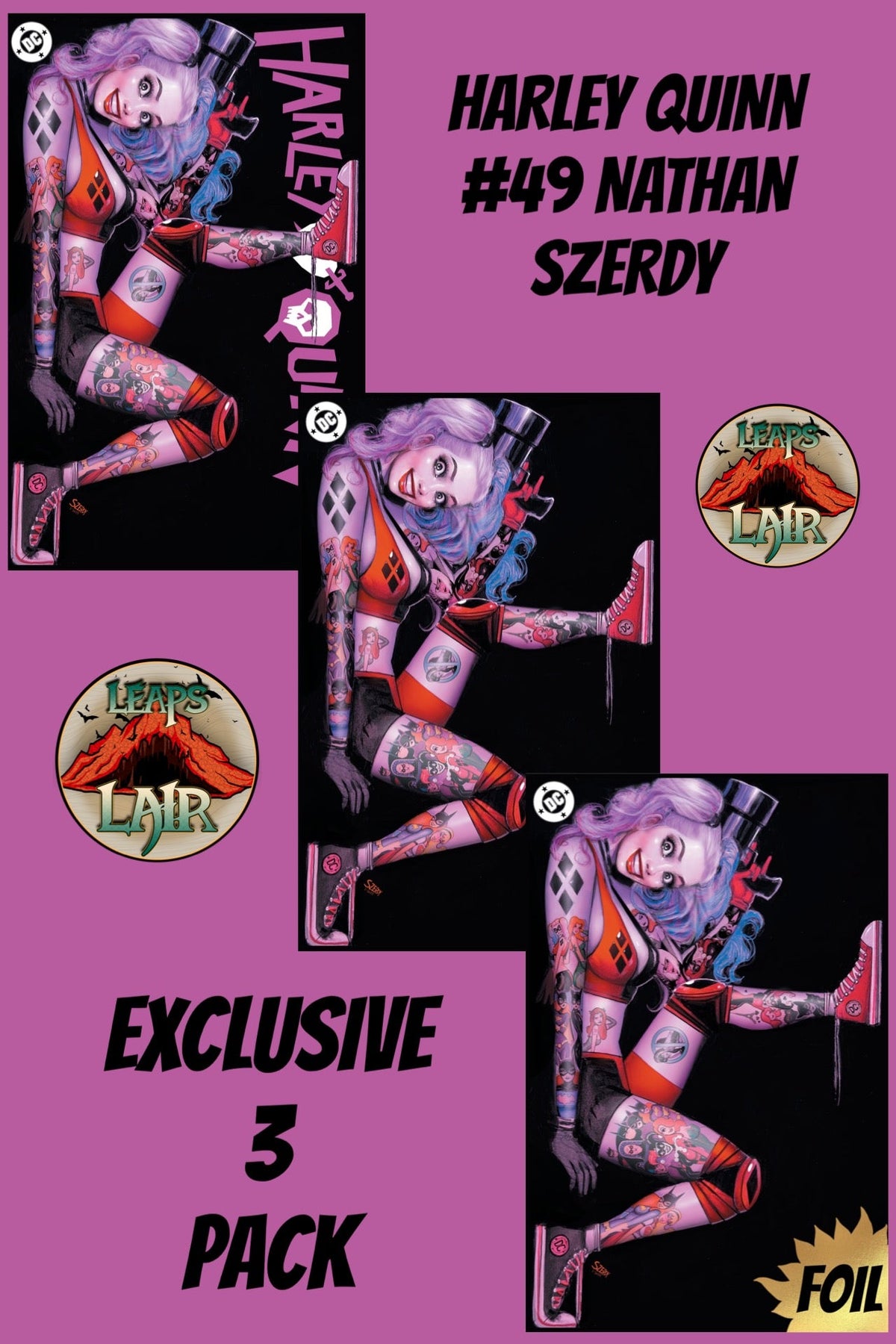 Harley Quinn #49 – Nathan Szerdy Exclusive Variant cover