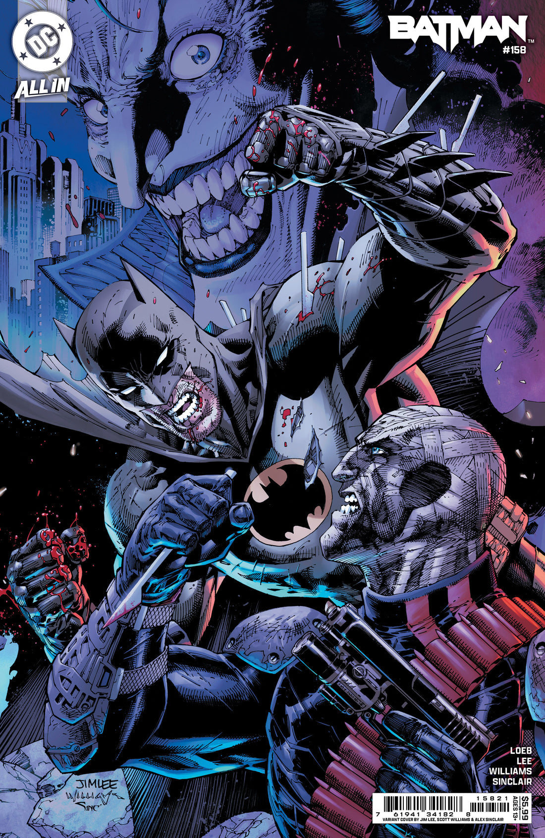 BATMAN #158 JIM LEE & SCOTT WILLIAMS CVRS A & B 2 PACK CONNECTING
