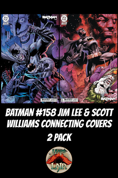 BATMAN #158 JIM LEE & SCOTT WILLIAMS CVRS A & B 2 PACK CONNECTING