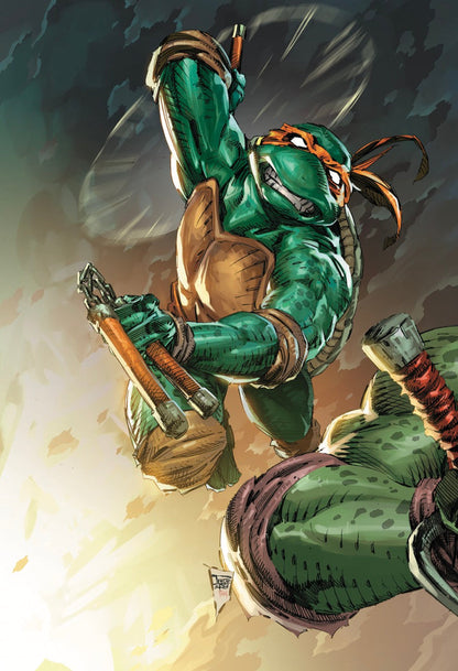 Comic book cover of 'TEENAGE MUTANT NINJA TURTLES #8 PHILIP TAN VIRGIN VARIANT'