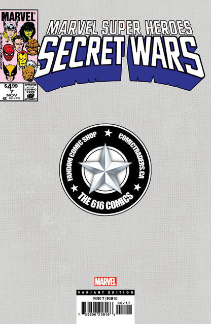 MARVEL SUPER HEROES SECRET WARS 7 FACSIMILE SZERDY TRADE DRESS LTD 3000
