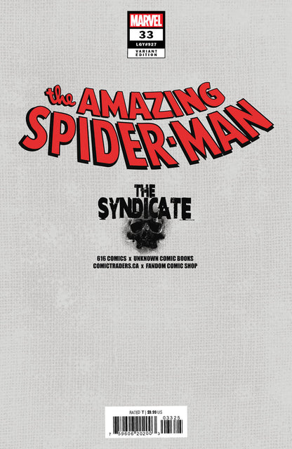 AMAZING SPIDER-MAN 33 JUNGGEUN YOON TRADE DRESS ASM 300 Homage