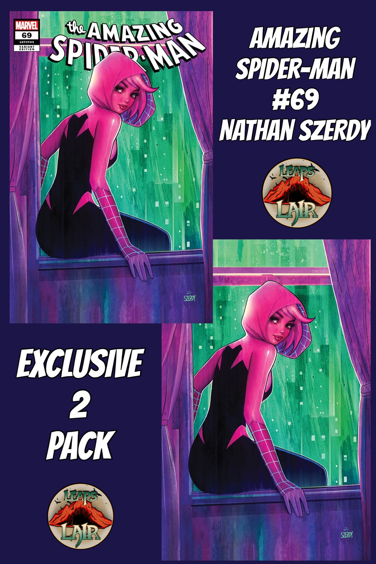 AMAZING SPIDER-MAN #69 NATHAN SZERDY - GWEN