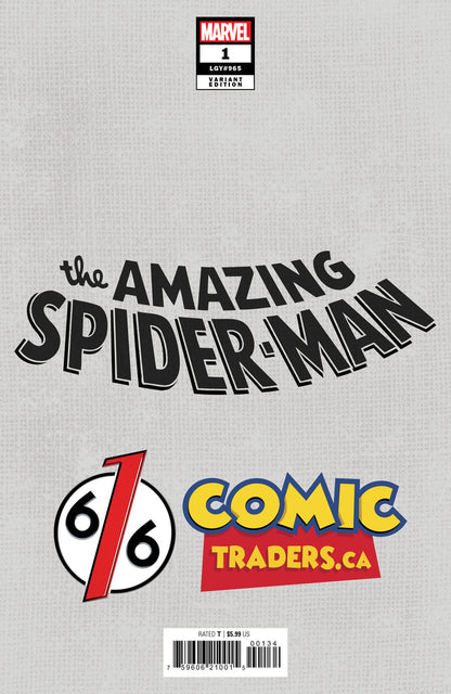 AMAZING SPIDER-MAN #1 IVAN TALAVERA VIRGIN VARIANT LTD 1000