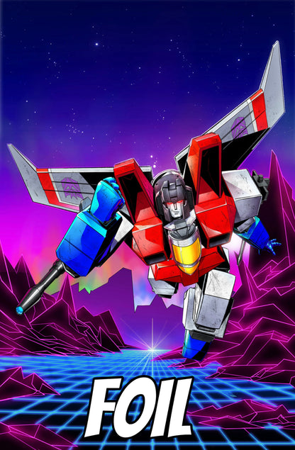 TRANSFORMERS #18 RAYMOND GAY 80s STARSCREAM VIRGIN VARIANT SET LTD 750