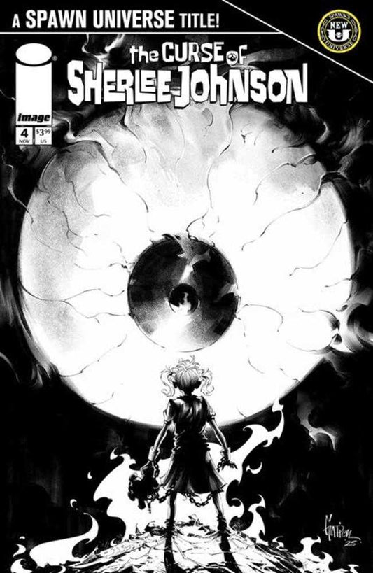 Spawn The Curse Of Sherlee Johnson #4 Cover C Jonathan Glapion Black & White Variant PRESALE 2/11