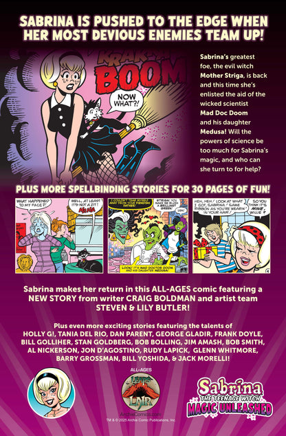 SABRINA THE TEENAGE WITCH MAGIC UNLEASHED #1 PRESALE 9/3 LTD 250 JOSH BURNS LEAPSLAIR EXCLUSIVE - 2PK