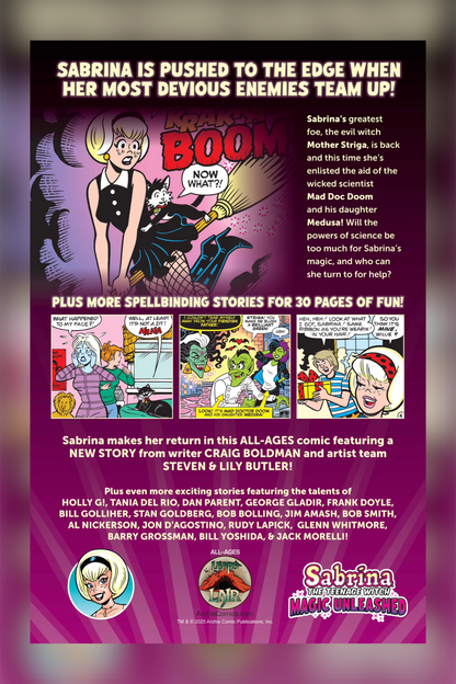 SABRINA THE TEENAGE WITCH MAGIC UNLEASHED #1 PRESALE 9/3 LTD 250 LEAPSLAIR EXCLUSIVE