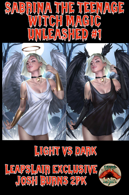 SABRINA THE TEENAGE WITCH MAGIC UNLEASHED #1 PRESALE 9/3 LTD 250 JOSH BURNS LEAPSLAIR EXCLUSIVE - 2PK