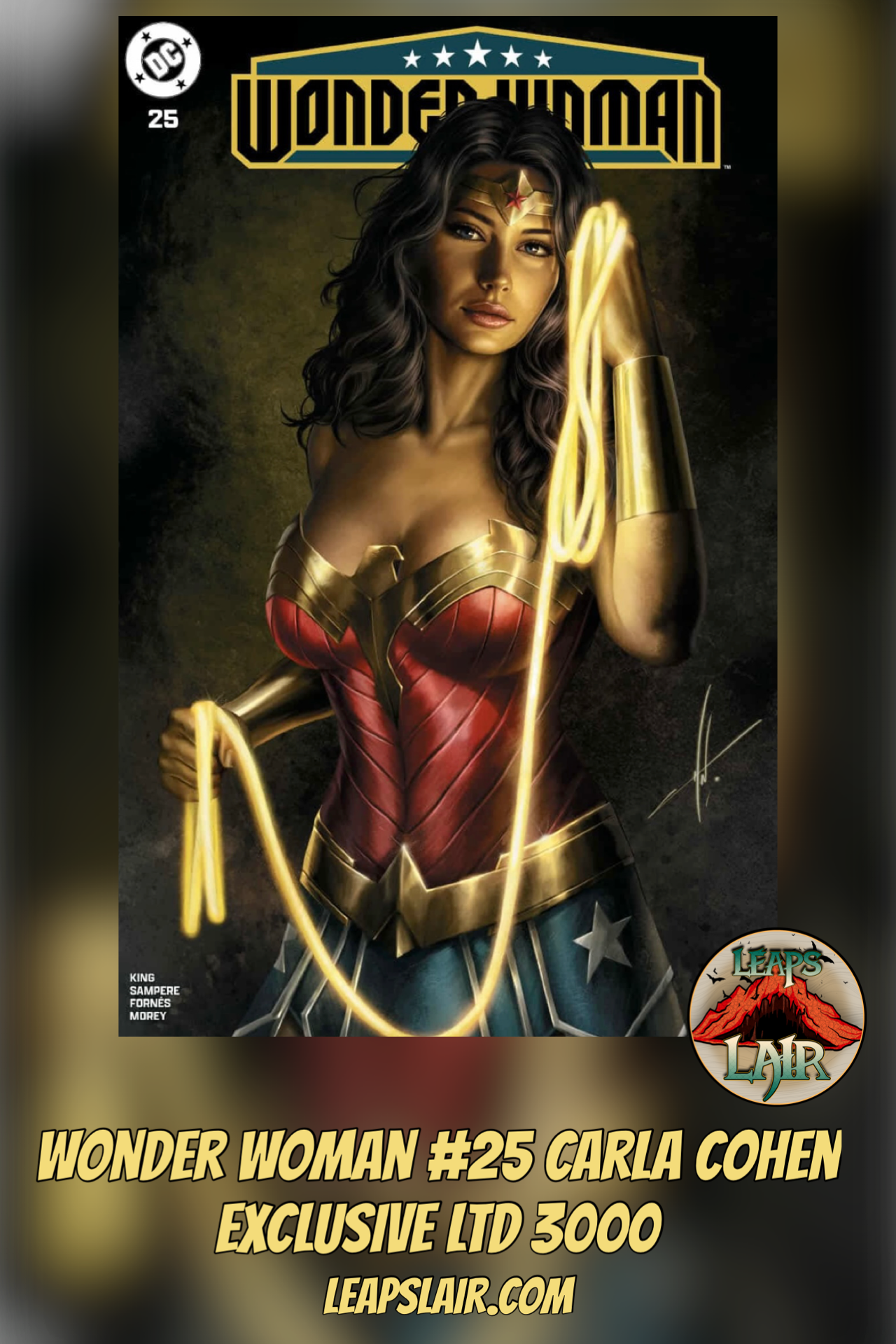 Wonder Woman #25 Carla Cohen Exclusive Trade Variant cover