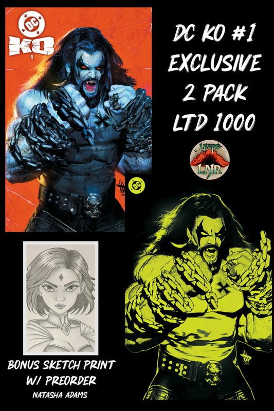 DC KO #1 Exclusive Wilkins Trade & Virgin 2PK + Raven Sketch Print Presale 10/08