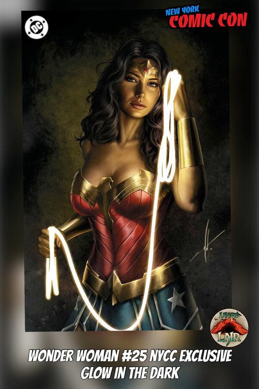 Wonder Woman #25 – Carla Cohen Virgin Variant | NYCC Exclusive GITD Virgin