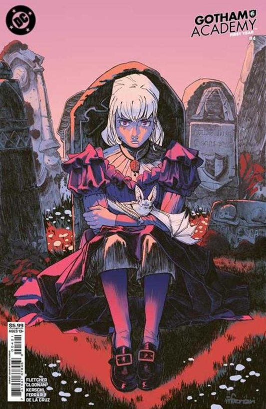 Comic book cover of 'Gotham Academy First Year #4 (Of 6) Cover B Marco Ferrari Card Stock Variant'