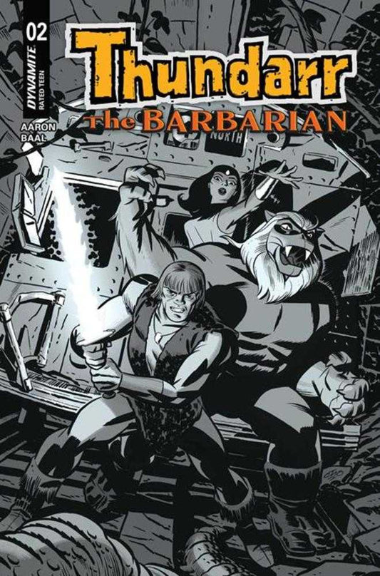 Thundarr The Barbarian #2 Cover F 1 in 10 Michael Cho Line Art Variant PRESALE 3/4