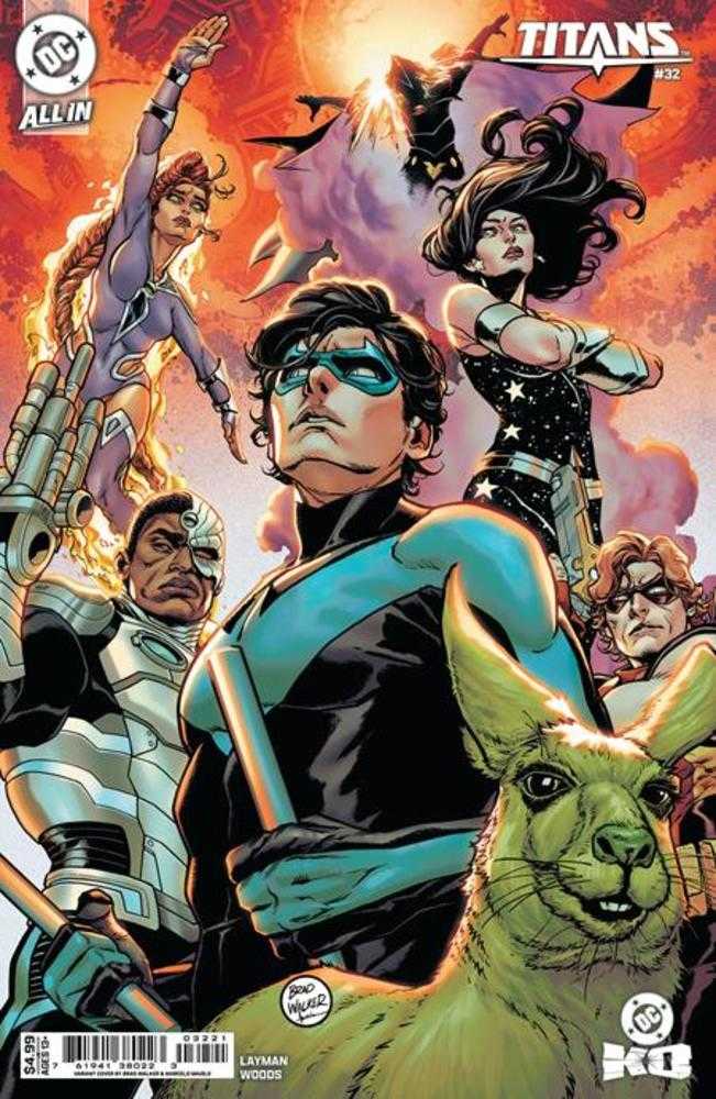 Titans #32 Cover B Brad Walker Card Stock Variant (DC K.O.) PRESALE 2/18