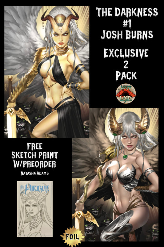 The Darkness #1 | Josh Burns LeapsLair Exclusive | Virgin + Virgin Foil 2PK | 🗓️ Release 12/10 | 📦 Ships 01/10/26 (or sooner)